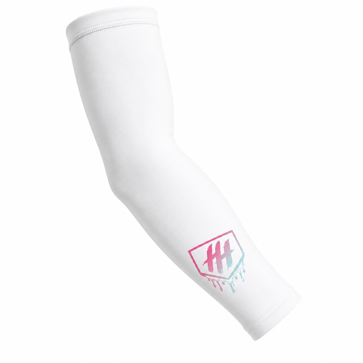 Youth HH Arm Sleeve (White with Pink/Blue)