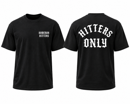 Hitters Only Tee - Blk/Wht (Youth)